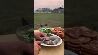 Blood sausage, Yakut delicacy / Кровяная колбаса, Якутский деликатес