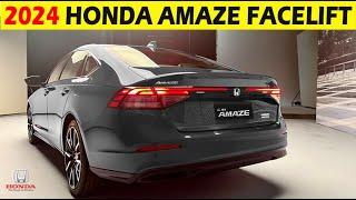 2024 NEW HONDA AMAZE  FACELIFT   ADAS? SUNROOF?   All YOU NEED TO KNOW