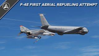 DCS World | F-4E | First Aerial Refueling Attempt