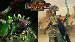  Трот Нечистый(Jabba) VS Халида(Ferudal)  Total War Warhammer 2 ​ кампания один на один.#2