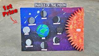 Science Exhibition Project - Phases Of The Moon | Science Project