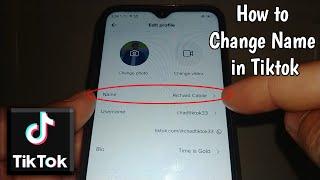 How to Change Name in Tiktok