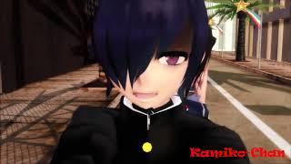[MMD Yandere simulator + OC + ships]Chojo Tekina x Risa Ashimoto-Partners in crime