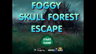 foggy skull forest escape video walkthrough