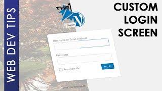 Customize WordPress Login Screen Without Plugins