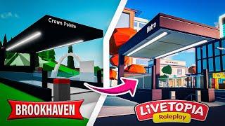 Метро Брукхейвен РП VS Лавйтопия РП Роблокс! Чье лучше? Сравнение Brookhaven RP VS Livetopia Roblox