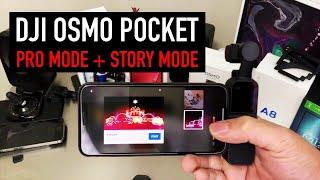 DJI  Osmo Pocket Pro Mode and Story Mode Review