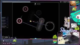 [7.45⭐Live] Chocomint clip. Chocomint plays 325 bpm map (Snow Note's map)