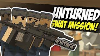 HOSTAGE SITUATION - Unturned SWAT Roleplay | Breach And Clear!