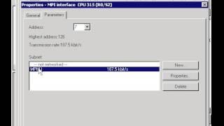 Siemens Step 7 Tutorial - Configurazione porta MPI nella configurazione hardware