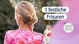 3 festliche Frisuren mit den Langhaarmädchen