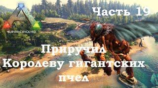 ARK Survival Evolved В одиночку #19 - Приручил Королеву гигантских пчел