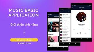 [Đồ án tốt nghiệp Android] - Music Basic Application - Giới thiệu tính năng