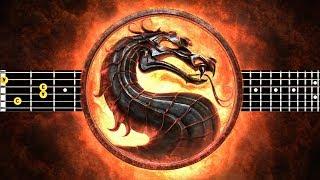 Mortal Kombat Theme # Acoustic guitar lesson note tabs