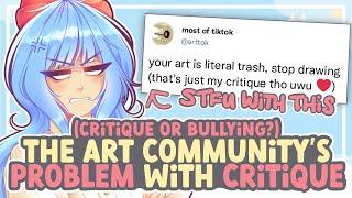 This is NOT Constructive Criticism (Art Critique vs Bullying) || SPEEDPAINT + COMMENTARY