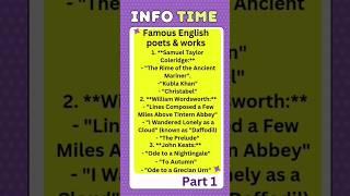 #Englishpoets #Poems #english #shortvideo