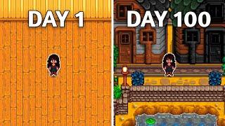 I Played 100 Days of Stardew Valley DECORATING SHEDS