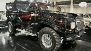 Insane Conquest Knight XV $700,000 bullet proof Truck|Bullet proof trucks|