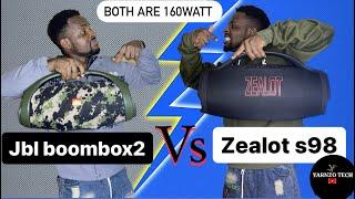 Zealot s98 vs Jbl boombox2 both 160w speakers and both playing on DC mode