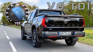 NEW! VW Amarok V6 TDI (241 hp)| 0-194 km/h acceleration