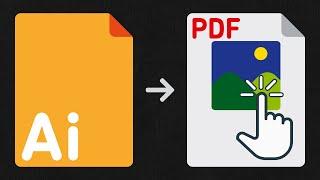 How to Create a Link with an Image for PDF in Illustrator - Fast and Super Easy!