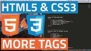 HTML5 and CSS3 beginner tutorial 29 - Semantic tags for the layout