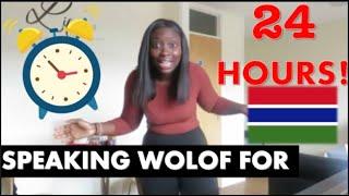 SPEAKING MY MOTHER TONGUE "WOLOF" FOR 24 HOURS! *HILARIOUS* | COCOAIMSSK