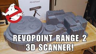 Revopoint RANGE 2 - 3D Scanning Movie Props : Ghostbusters Proton Pack Shell