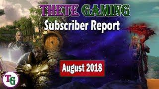 Thete Gaming Subscriber Report August 2018