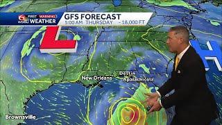 Tracking Invest 97-L and a hot start to the week