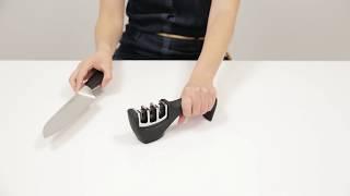 How to use: 3 in 1 knife sharpener