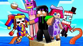 Locked on ONE ISLAND BLOCK with POMNI, JAX, RAGATHA, and CAINE! (The Amazing Digital Circus)