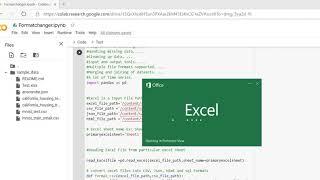 Python -How to convert excel to other formats (CSV,JSON and HTML)