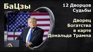 БАЦЗЫ: 12 Дворцов Судьбы. Дворец Богатства  в карте Дональда Трампа