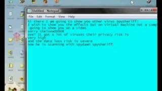 WARNING!!!!! Spysheriff is a virus part 2