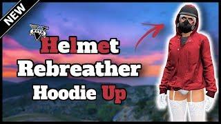 GTA5 ONLINE I BULLETPROOF HELMET, REBREATHER AND HOODIE UP GLITCH! PATCH 1.42 (MALE AND FEMALE)