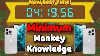 BTD6 Race Mobile Friendly Tutorial  Minimum Monkey Knowledge   Super Monkey And Pals