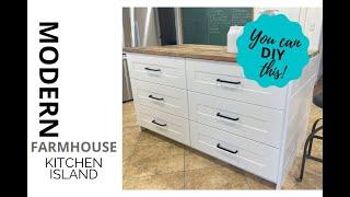 IKEA Hack DIY Kitchen Island~Organizing~How To~Cost