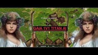 AGE OF MYTHOLOGY - GAIA vs  TITAN (DIFFICULTY) - EPIC GAME