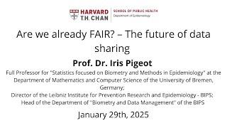 Iris Pigeot Seminar, Jan 29, 2025