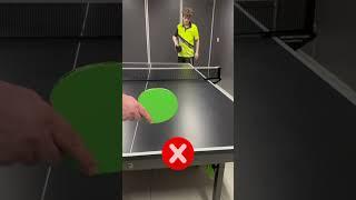 How to receive a sidespin serve?
