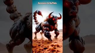 Scorpion & Buffalo #youtube #facts #search #animal #AI #revolution