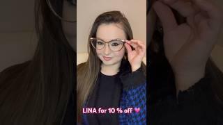 Zeelool Glasses Try on Haul | LINA for 10 % off 🩷