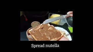 Cheese Nutella Sandwich ️ | #shorts #chocolate #cheese #sandwich