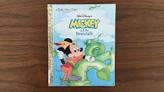 Ash reads Walt Disney’s Mickey and the Beanstalk by Dina Anastasio illustrated by Sharon Ross