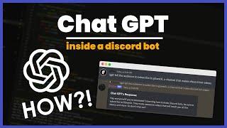 [NEW] Adding Chat GPT to YOUR Discord Bot in Less than 8 Minutes Using Python