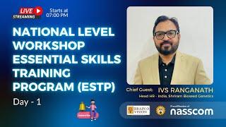 DAY-1 National-Level Workshop on Application Development with AI & Essential Skills (ESTP)