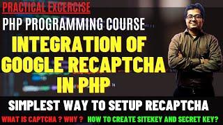 Setup & Add reCAPTCHA v2 to localhost in PHP | reCAPTCHA on localhost | How to use reCAPTCHA in PHP