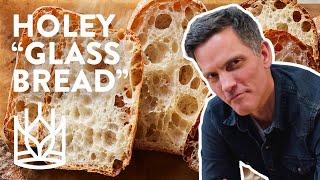 Pan De Cristal (100% Hydration Spanish Glass Bread) is an Airy Crunchy Dream