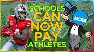 NCAA Changed FOREVER: Schools will pay Athletes